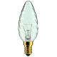 Lámpara (bombilla) de vela rizada clara E14 25, 40 ó 60W (a elegir)